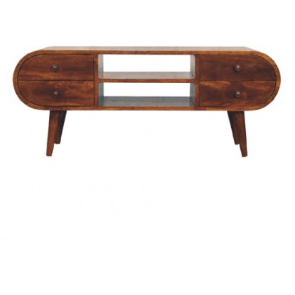 Artisan - Chestnut Circular Media Unit