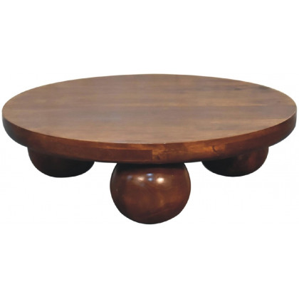 Artisan - Chestnut Central Ball Table