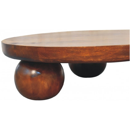 Artisan - Chestnut Central Ball Table