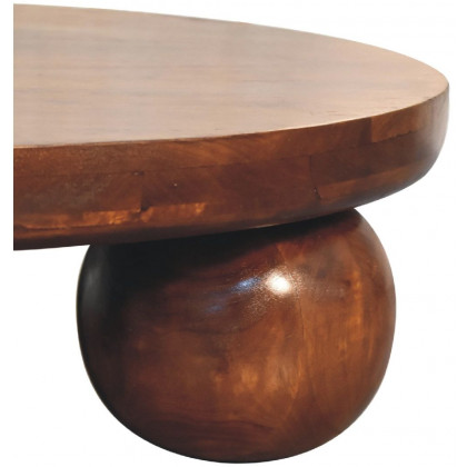 Artisan - Chestnut Central Ball Table