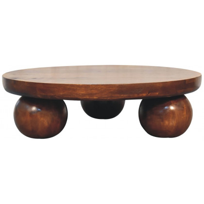Artisan - Chestnut Central Ball Table