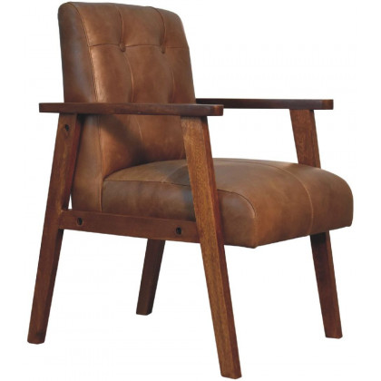 Artisan - Brown Buffalo Leather Chair