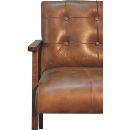 Artisan - Brown Buffalo Leather Chair