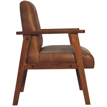 Artisan - Brown Buffalo Leather Chair
