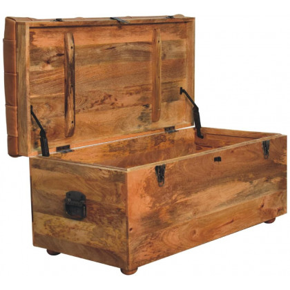 Artisan - Buffalo Hide Oak-Ish Storage Trunk