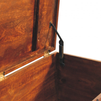 Artisan - Curved Chestnut Blanket Box