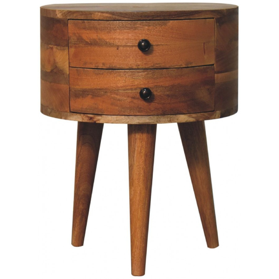 Artisan - Odyssey Oak-Ish Tripod Nightstand