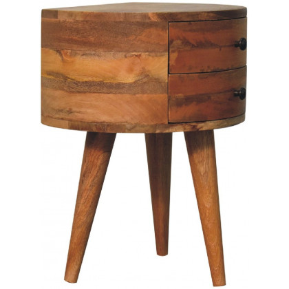 Artisan - Odyssey Oak-Ish Tripod Nightstand