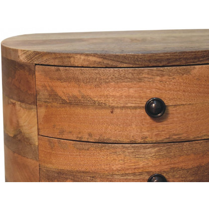 Artisan - Odyssey Oak-Ish Tripod Nightstand