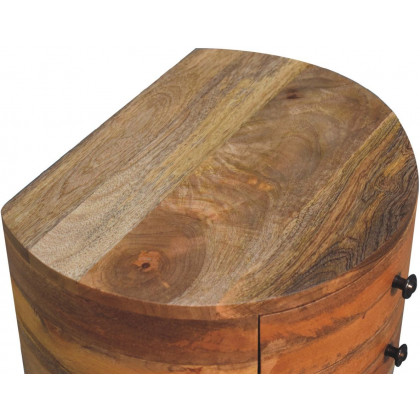 Artisan - Odyssey Oak-Ish Tripod Nightstand