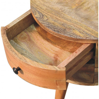 Artisan - Odyssey Oak-Ish Tripod Nightstand