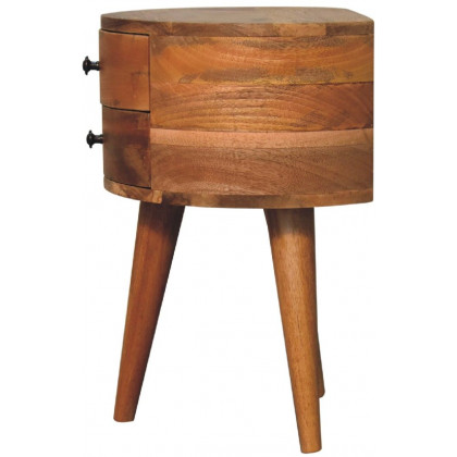 Artisan - Odyssey Oak-Ish Tripod Nightstand
