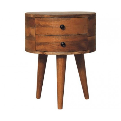 Artisan - Odyssey Oak-Ish Tripod Nightstand