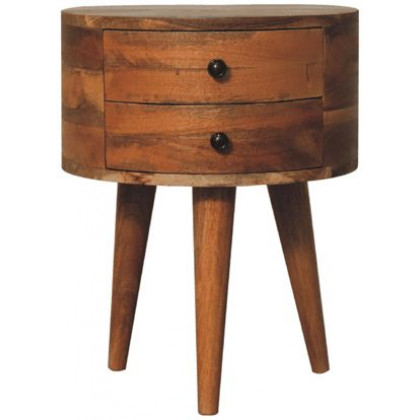 Artisan - Odyssey Oak-Ish Tripod Nightstand