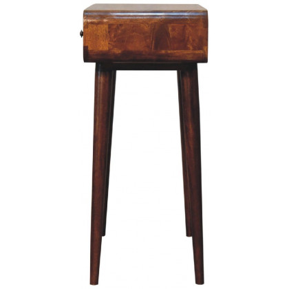Artisan - Chestnut Curved Hallway Table