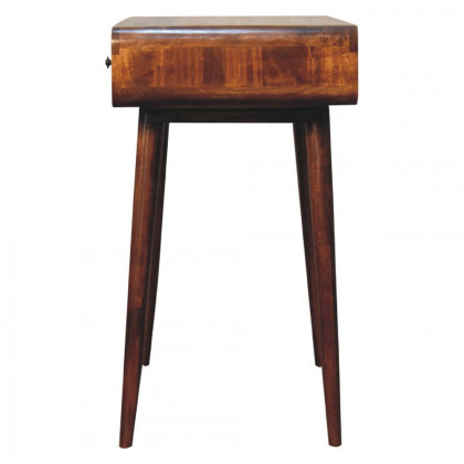 Artisan - Curved Chestnut Writing Desk