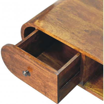 Artisan - Chestnut Circular TV Unit