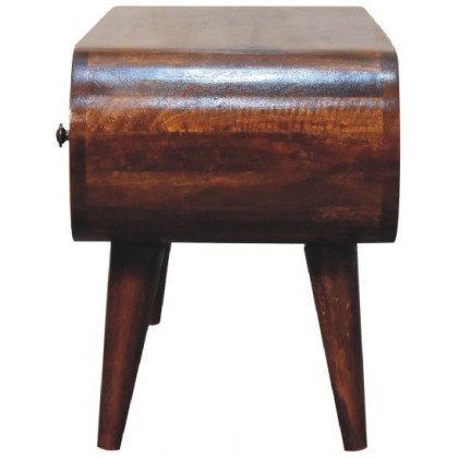 Artisan - Chestnut Circular TV Unit