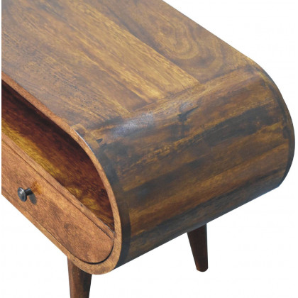 Artisan - Chestnut Circular TV Stand