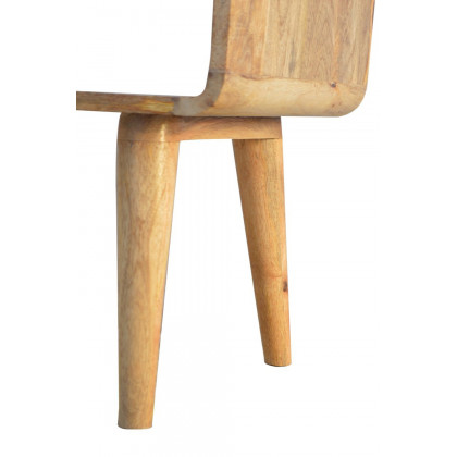 Artisan Curved Open Bedside - Oak-ish