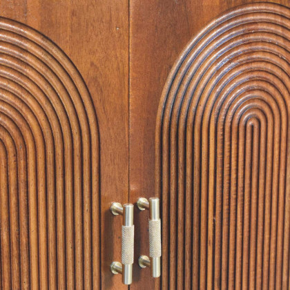 Artisan - Chestnut Carved Ball Cabinet