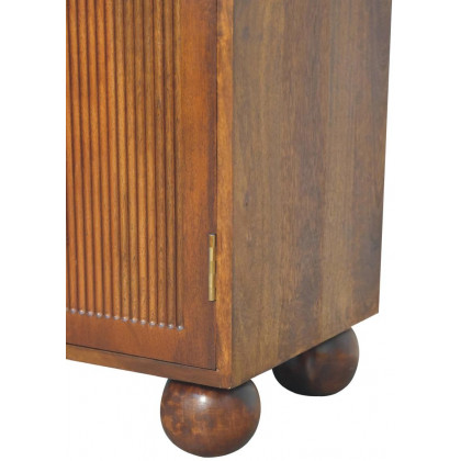 Artisan - Chestnut Carved Ball Cabinet