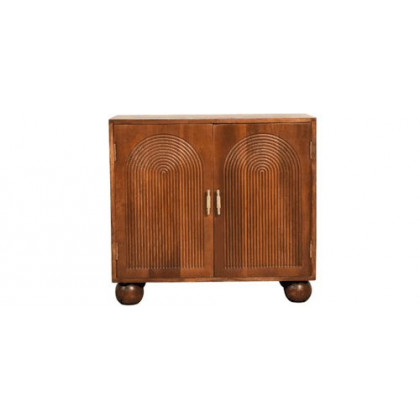 Artisan - Chestnut Carved Ball Cabinet