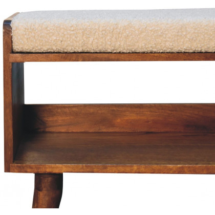 Artisan - Boucle Nordic Storage Bench