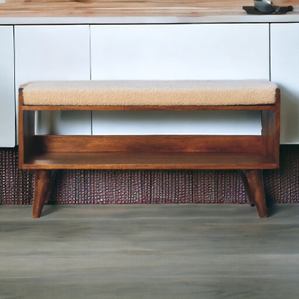 Artisan - Boucle Nordic Storage Bench