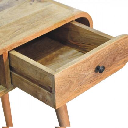 Artisan - Curved Chestnut Writing Desk