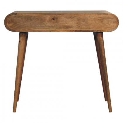 Artisan - Curved Chestnut Writing Desk