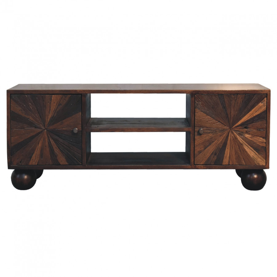 Artisan - Sunrise Ball TV Unit in Walnut