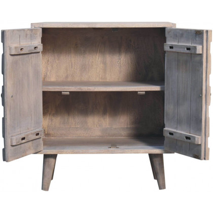 Artisan - Mini Pineapple Carved Stone Finish Cabinet