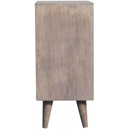 Artisan - Mini Pineapple Carved Stone Finish Cabinet