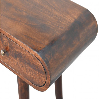Artisan - Light Walnut Curved Edge Console Table
