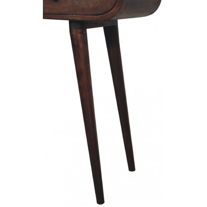 Artisan - Light Walnut Curved Edge Console Table