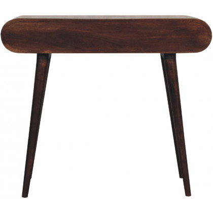 Artisan - Light Walnut Curved Edge Console Table