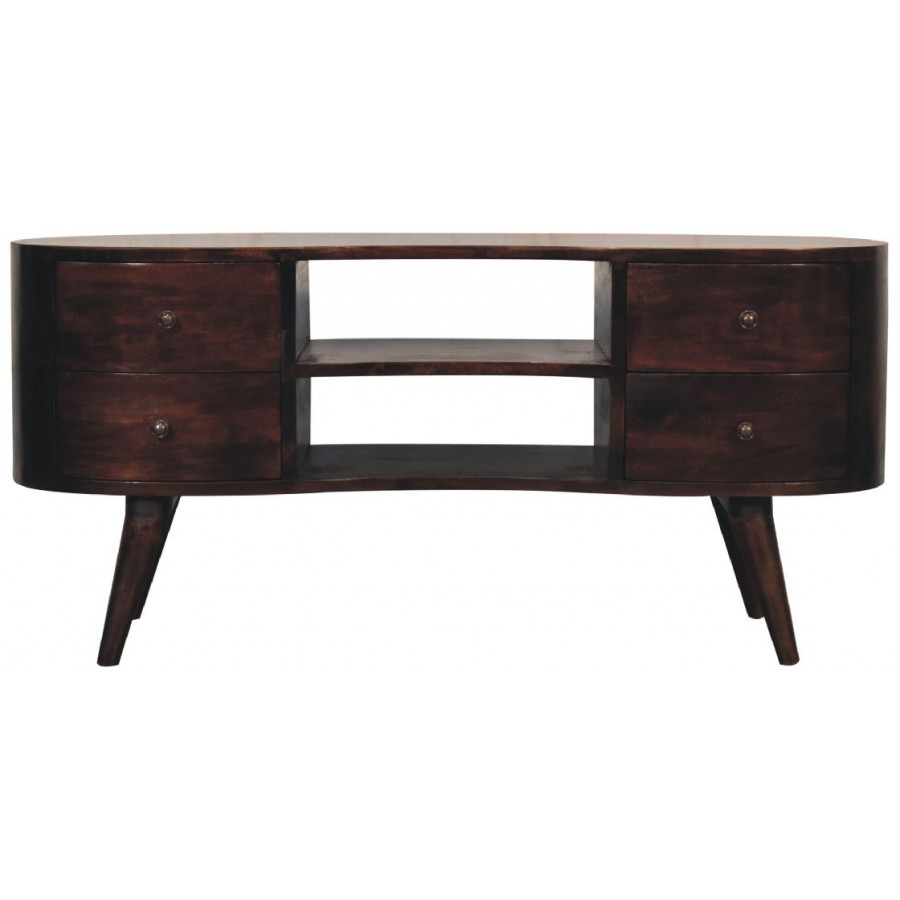 Artisan - Light Walnut Wave Entertainment Unit