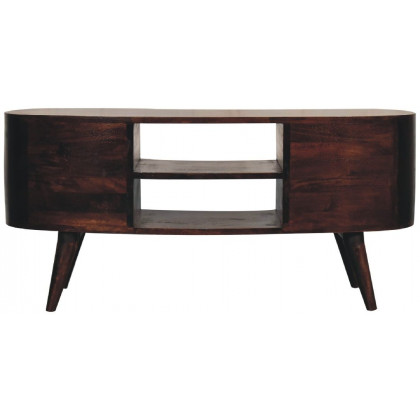 Artisan - Light Walnut Wave Entertainment Unit