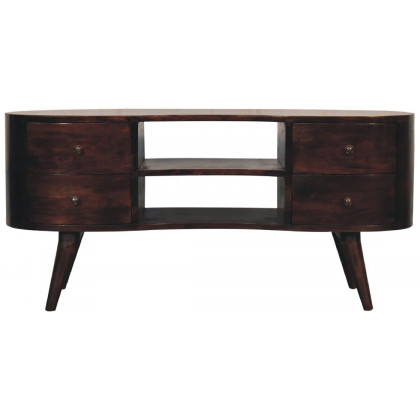 Artisan - Light Walnut Wave Entertainment Unit