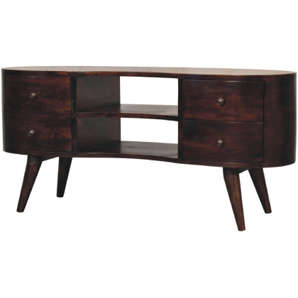 Artisan - Light Walnut Wave Entertainment Unit