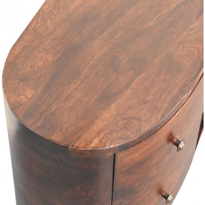 Artisan - Light Walnut Wave Entertainment Unit