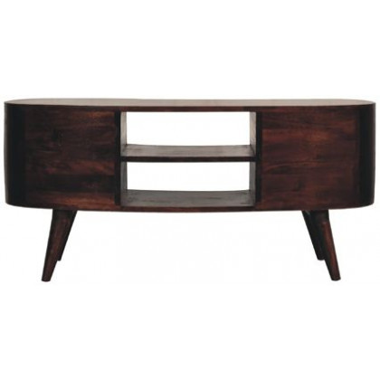 Artisan - Light Walnut Wave Entertainment Unit