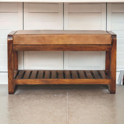 Artisan - Buffalo Slatted Hallway Bench