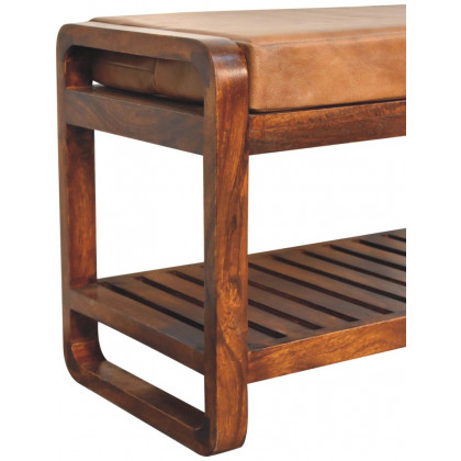 Artisan - Small Buffalo Slatted Hallway Bench