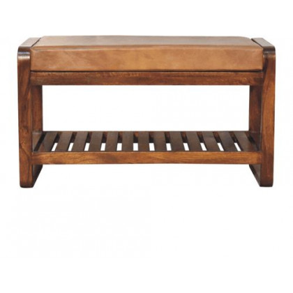Artisan - Small Buffalo Slatted Hallway Bench
