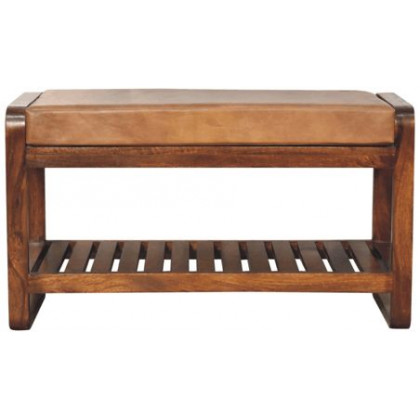 Artisan - Small Buffalo Slatted Hallway Bench
