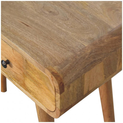 Artisan - Oak-Ish Curved Hallway Table