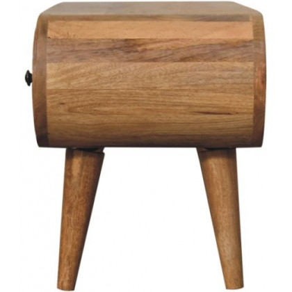 Artisan - Oak-Ish Circular TV Unit