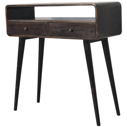 Artisan - Curved Ash Black Console Table